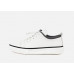 Men's spring and summer solid color soft leather casual sports shoes white shoes trendy and comfortable