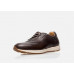 Men's spring low top casual leather shoes are comfortable and simple